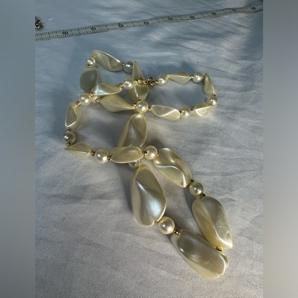 Three vintage smush bead necklace - Picture 6 of 9